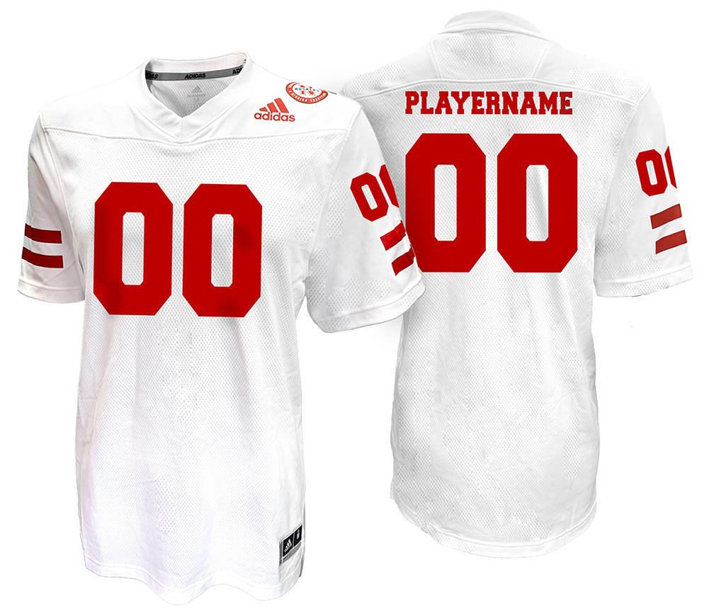 Adidas Official Huskers NIL Away Player Jersey