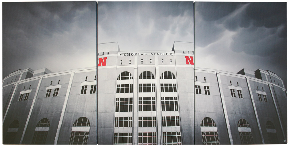 Cornhuskers Memorial Stadium Canvas