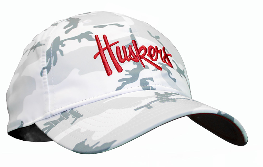 nebraska adidas camo hat