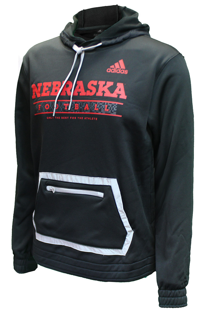 Adidas Black Locker Practice Team Issue Pullover Hoodie