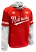 Adidas 2024 Nebraska Baseball Hooded Jersey - AS-H8396