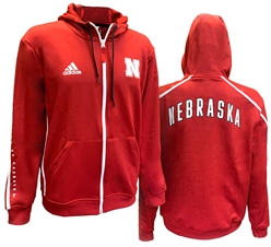 Adidas 2024 University Of Nebraska Sideline Athletic Knit Jacket Nebraska Cornhuskers, Nebraska  Mens, Huskers  Mens, Nebraska  Mens Outerwear, Huskers  Mens Outerwear, Nebraska Adidas, Huskers Adidas, Nebraska Adidas Red University Of Nebraska Sideline Athletic FZ Knit Jacket, Huskers Adidas Red University Of Nebraska Sideline Athletic FZ Knit Jacket