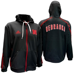 Adidas 2024 University Of Nebraska Sideline FZ Knit Jacket Nebraska Cornhuskers, Nebraska  Mens, Huskers  Mens, Nebraska  Mens Outerwear, Huskers  Mens Outerwear, Nebraska Black Out!, Huskers Black Out!, Nebraska Adidas, Huskers Adidas, Nebraska Adidas Black University Of Nebraska Sideline Athletic FZ Knit Jacket, Huskers Adidas Black University Of Nebraska Sideline Athletic FZ Knit Jacket