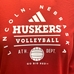 Adidas 2024 Womens Nebraska Volleyball Locker All Around LS Pregame Tee - AT-H4513