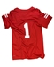 Adidas 2024 Youth Red no 1 Nebraska Football Replica Home Jersey - YT-H7680