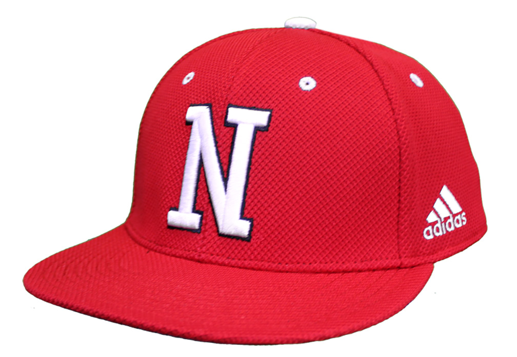 nebraska adidas baseball hat