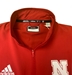 Adidas Nebraska Coaches 1/4 Zip Woven Jacket - Red - AW-H9130