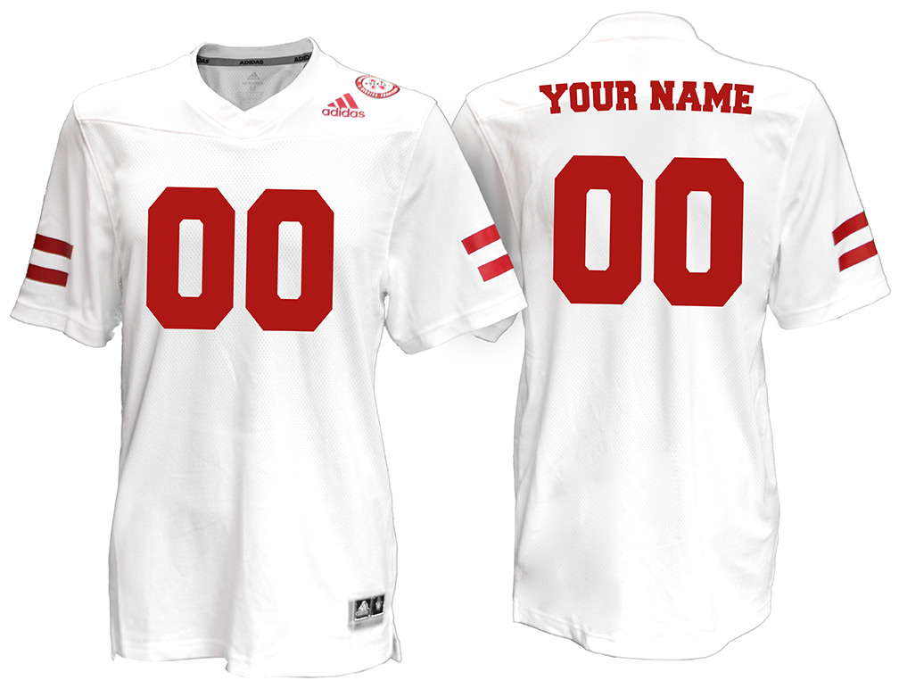 Adidas White Away Customized Jersey