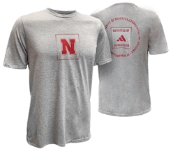 Adidas Nebraska Cornhuskers Outfitted Tee Nebraska Cornhuskers, Nebraska  Mens T-Shirts, Huskers  Mens T-Shirts, Nebraska  Mens, Huskers  Mens, Nebraska  Short Sleeve, Huskers  Short Sleeve, Nebraska Adidas, Huskers Adidas, Nebraska Adidas Grey Square Nebraska Cornhuskers SS Pregame Tee , Huskers Adidas Grey Square Nebraska Cornhuskers SS Pregame Tee 