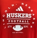 Adidas Nebraska Football All Around Icon LS Pregame Tee - AT-H4504