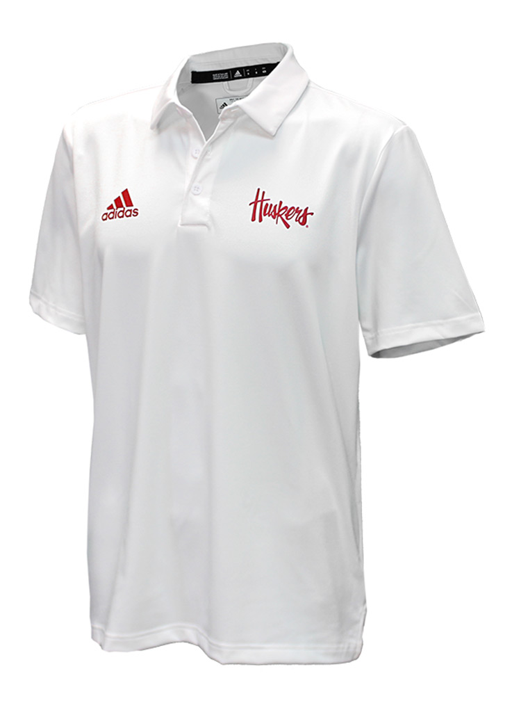 nebraska adidas polo