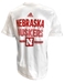 Adidas Nebraska Huskers Global Coordinates Tee - AT-H4555