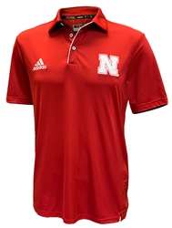 Adidas Official 2024 Nebraska Coaches Polo - Red Nebraska Cornhuskers, Nebraska  Mens Polo's, Huskers  Mens Polo's, Nebraska Polo's, Huskers Polo's, Nebraska Adidas, Huskers Adidas, Nebraska Adidas Red Nebraska SS Coaches Polo, Huskers Adidas Red Nebraska SS Coaches Polo