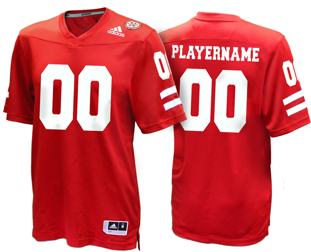 Adidas Nebraska Cornhuskers NIL Customized Football Jersey