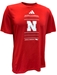 Adidas 2024 University Of Lincoln Nebraska Pregame Tee - AT-H4492