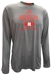 Adidas University Of Nebraska Huskers D4T LS Training Tee _ Gray - AT-H4459