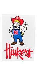 Herbie Huskers Postcard Nebraska Cornhuskers, Nebraska  Office Den & Entry, Huskers  Office Den & Entry, Nebraska White Herbie With Huskers Script Neil Enterprises , Huskers White Herbie With Huskers Script Neil Enterprises 