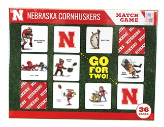 Husker Memory Match Game Nebraska Cornhuskers, Nebraska  Game Room & Big Red Room, Huskers  Game Room & Big Red Room, Nebraska  Toys & Games, Huskers  Toys & Games, Nebraska Husker Memory Match Game  , Huskers Husker Memory Match Game  