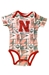 Infant Nebraska Huskers Sunday Comics 3 Pack Onesies - CH-H6544