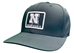 N Nebraska Back 9 Fitted Lid - Ash - HT-H1324