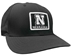 N Nebraska Back 9 Fitted Lid - Black - HT-H1321