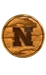 Nebraska Cherrywood Coaster  - KG-H3698