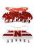 Nebraska Huskers 2 Pack Hair Claw Clip - DU-H7075