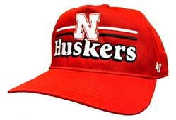 Nebraska Huskers Double Header 47 Cap Nebraska Cornhuskers, Nebraska  Mens Hats, Huskers  Mens Hats, Nebraska  Mens Hats, Huskers  Mens Hats, Nebraska Red Nebraska Cornhuskers Double Header Adjustable Hat 47 Brand, Huskers Red Nebraska Cornhuskers Double Header Adjustable Hat 47 Brand