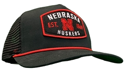 Nebraska Huskers Roadie Trucker Nebraska Cornhuskers, Nebraska  Mens Hats, Huskers  Mens Hats, Nebraska  Mens Hats, Huskers  Mens Hats, Nebraska Black Nebraska Huskers Adjustable Roadie Trucker Hat Legacy, Huskers Black Nebraska Huskers Adjustable Roadie Trucker Hat Legacy