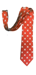 Nebraska Iron N Neck Tie Nebraska Cornhuskers, Nebraska  Ties & Pins, Huskers  Ties & Pins, Nebraska  Mens, Huskers  Mens, Nebraska  Mens Accessories, Huskers  Mens Accessories, Nebraska Red Iron N Echo Neck Tie Eagles Wings, Huskers Red Iron N Echo Neck Tie Eagles Wings