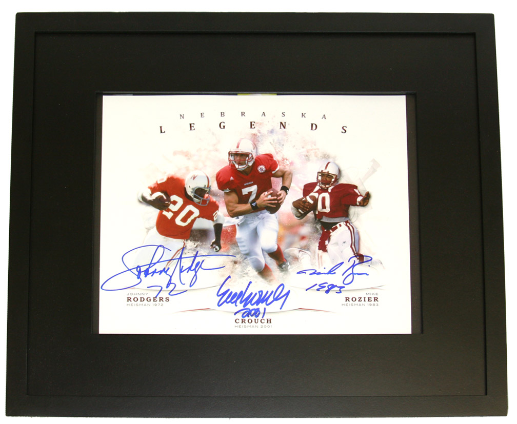 Nebraska Hall of Fame Legends deals Autographed Poster