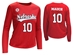 NEW!  Nebraska Volleyball Olivia Mauch Number 10 Jersey - ORDER NOW ships on or before Nov. 25th! - AT-N0035