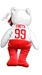 Neil Smith #99 Huskers Beanie Bear - OK-H2027