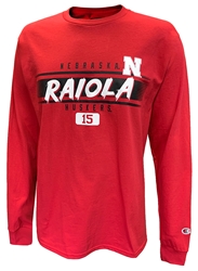 Raiola Nebraska Huskers LS Champs Tee Nebraska Cornhuskers, Nebraska  Mens T-Shirts, Huskers  Mens T-Shirts, Nebraska  Mens, Huskers  Mens, Nebraska  Long Sleeve, Huskers  Long Sleeve, Nebraska Red Raiola Nebraska Huskers LS Tee Champion, Huskers Red Raiola Nebraska Huskers LS Tee Champion