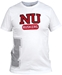 White NU Shadow Logo T-Shirt - AT-71153