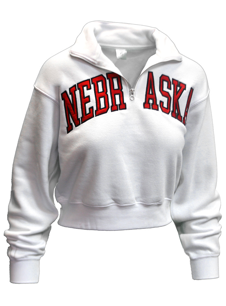 Nebraska hoodie off discount white