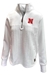 Womens Nebraska Mia Quarter Zip Cable Knit - AW-H9192