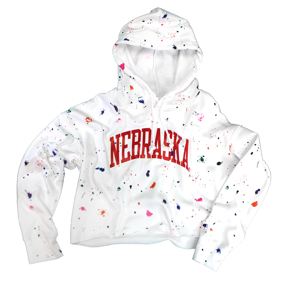 Women's Gameday Couture White Nebraska Huskers Wild Side Perfect Crewneck Pullover Sweatshirt Size: Small