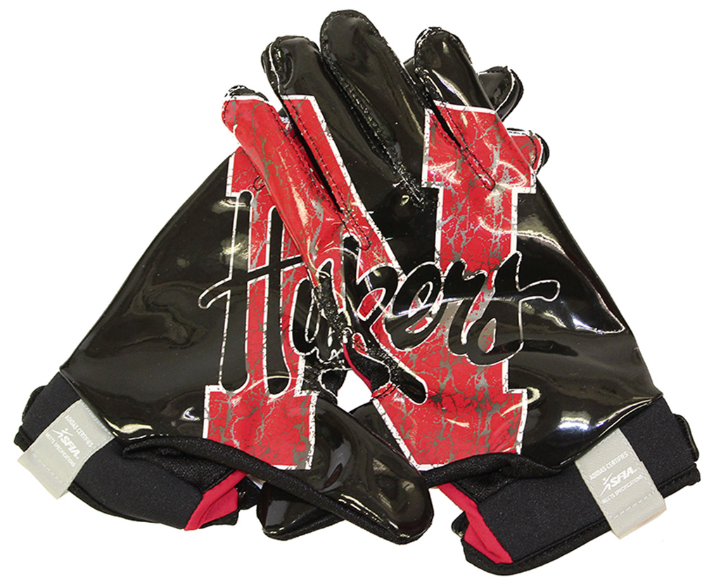 husker football gloves