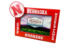 Husker Power Metal Picture Frame