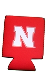 Iron N Red Flat Can Coozie
