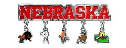 Nebraska Charms Magnet