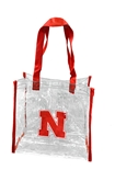 Nebraska Clear PVC Stadium Bag