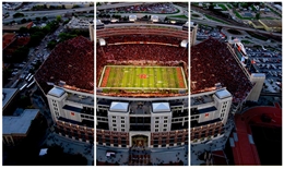 Three Panel Memorial East Stadium