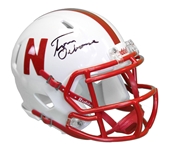 Johnny Rodgers signed Nebraska Cornhuskers 125th Anniversary mini helmet  JSA